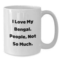 Load image into Gallery viewer, Bengal Cat White Coffee Mug for Cat Lovers Funny Gift from Friends for Christmas - Additional