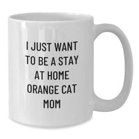 Load image into Gallery viewer, Funny Orange Cat Gifts from Friends for Orange Cat Mom&#39;s Birthday Unique Gifts - Additional
