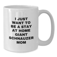 Load image into Gallery viewer, Funny Giant Schnauzer Dog Mom, White Coffee Mug, Gifts from Family for Giant Schnauzer Dog, Graduation Unique Gifts. - Additional
