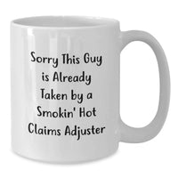 Load image into Gallery viewer, Funny Claims Adjuster White Coffee Mugs Gifts from Friends for Christmas - Additional