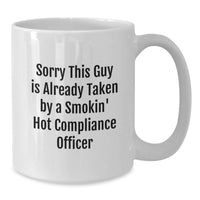 Load image into Gallery viewer, Funny Compliance Officer Gifts for Men Women Friends from Coworkers, White Coffee Mug with Quote, Christmas Unique Presents - Additional