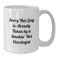 Load image into Gallery viewer, Funny Oncologist Gifts from Friends for Oncologist Men, White Coffee Mug Quote Gifts for Oncologist Men, Christmas Unique Gifts for Oncologist - Additional