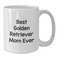 Load image into Gallery viewer, Funny Golden Retriever Dog Mom Gifts for Her from Friends, White Coffee Mug for Graduation - Additional
