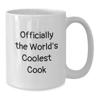 Load image into Gallery viewer, Funny Quote White Coffee Mug Gifts from Men to Cook, Cook Lover Gifts for Valentine's - Additional