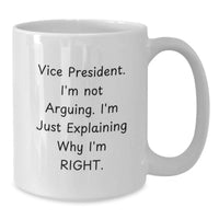 Load image into Gallery viewer, Vice President Gifts Funny Coffee Mug Birthday Unique Ideas for Vice President Men and Women Friends Coworkers Family - Additional