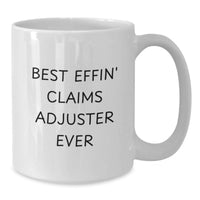 Load image into Gallery viewer, Funny Claims Adjuster White Coffee Mug Gifts for Men and Women on Birthday Unique Occasions - Additional