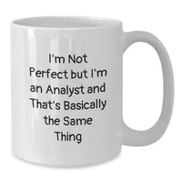 Load image into Gallery viewer, Funny Analyst White Coffee Mug Gifts for Men and Women from Friends, Perfect for Christmas Morning - Additional
