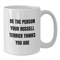 Load image into Gallery viewer, Funny Russell Terrier Dog Motivation Gifts from Men to Russell Terrier Dog Owners on Birthday Unique Gifts - Additional
