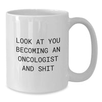 Load image into Gallery viewer, Oncologist Unique Gifts Funny White Coffee Mug for Valentine's - Additional