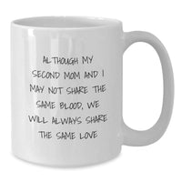 Load image into Gallery viewer, Funny Second Mom Gifts, White Coffee Mug, Christmas Unique Gifts from Men, Women, Friends or Family for Second Mom or Mom-in-Law - Additional
