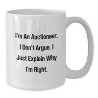 Load image into Gallery viewer, Funny Auctioneer White Coffee Mugs - Gifts from Friends for Auctioneer Men - Christmas Unique Gifts - Additional