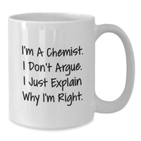 Load image into Gallery viewer, Funny Chemist White Coffee Mug Gifts for Chemist Men - Christmas Unique Gifts from Friends - Additional
