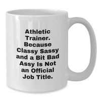 Load image into Gallery viewer, Athletic Trainer Gifts - Funny Quote Mug for Men - White Coffee Mug for Christmas Morning - Gifts from Friends to Family - Additional
