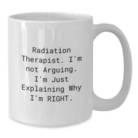 Load image into Gallery viewer, Funny Radiation Therapist Gifts from Friends, Unique White Coffee Mugs for Radiation Therapist, Christmas Unique Gifts - Additional
