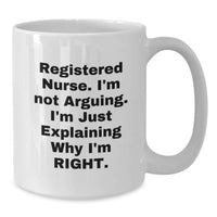Load image into Gallery viewer, Funny Gifts for Registered Nurse, White Coffee Mug, Birthday Unique Presents from Friends and Family - Additional