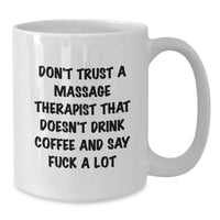 Load image into Gallery viewer, Funny Massage Therapist Gifts from Men for White Coffee Mug, Valentine's Unique Presents - Additional