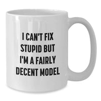 Load image into Gallery viewer, Funny Model Birthday Unique Gifts, Unique White Coffee Mug for Model Enthusiasts, Gifts from Friends, Family, or Coworkers - Additional