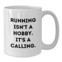 Load image into Gallery viewer, Funny Running Quotes White Coffee Mug Gifts from Men to Friends on Valentine's - Additional