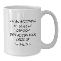 Load image into Gallery viewer, Funny White Coffee Mugs Gifts for Assistant from Friends - I'm An Assistant Gifts on Mother's Day - Additional