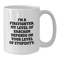 Load image into Gallery viewer, Funny Firefighter Gifts for Him - I'm A Firefighter Mug, White Coffee Mug for Birthday Unique Gifts from Men to Friends - Additional