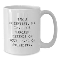 Load image into Gallery viewer, Funny Scientist Quotes Gifts from Friends for Scientist Men White Coffee Mug Christmas Unique - Additional