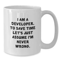 Load image into Gallery viewer, Funny Developer Gifts, White Coffee Mug, Unique Mother's Day Unique Gifts from Friends - Additional