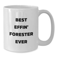 Load image into Gallery viewer, Funny Forester White Coffee Mug Gifts for Forester Lovers, Valentine's Unique Gifts from Men to Women - Additional