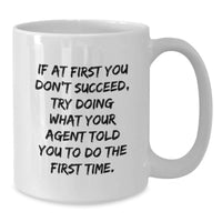 Load image into Gallery viewer, Funny Agent White Coffee Mug Gifts from Men to Agent Friends on Father's Day - Additional