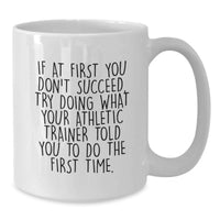 Load image into Gallery viewer, Funny Gifts from Family for Athletic Trainer Mom on Mother's Day - Unique White Coffee Mug for Athletic Trainer Enthusiasts - Additional