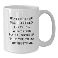 Load image into Gallery viewer, Funny Postal Worker Mugs Gifts from Family, Friends, Coworkers for Dad on Father's Day Unique - Additional