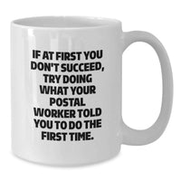 Load image into Gallery viewer, Funny Postal Worker White Coffee Mug Gifts from Friends to Men on Father's Day - Additional