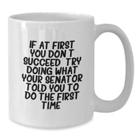 Load image into Gallery viewer, Senator Funny Mugs Gifts from Family Friends for White Coffee Mug Christmas Unique Presents - Additional
