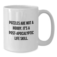 Load image into Gallery viewer, Funny Puzzles Gifts for Friends, White Coffee Mug with Quirky Quote, Perfect Graduation Unique Gifts from Family - Additional