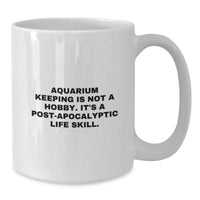 Load image into Gallery viewer, Funny Aquarium Keeping White Coffee Mugs for Graduation Unique Gifts from Friends to Family - Additional