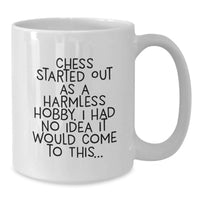 Load image into Gallery viewer, Chess Keepsake White Mug for Him Birthday Gift – 11oz Ceramic Microwave - Additional