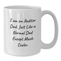 Load image into Gallery viewer, Auditor Keepsake White Coffee Mug for Him Birthday Gift Ceramic 11oz - Additional