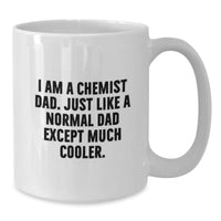 Load image into Gallery viewer, Chemist Dad Keepsake White Mug Birthday Gift for Him - Additional