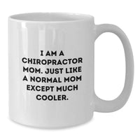 Load image into Gallery viewer, Funny Chiropractor Mom Gifts for Chiropractor Friends, Unique White Coffee Mugs for Chiropractor Family, 11oz or 15oz Ceramic - Additional