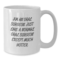 Load image into Gallery viewer, Funny Oral Surgeon Gifts for Men from Friends, Unique White Coffee Mug for Graduation - Additional
