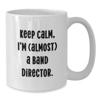 Load image into Gallery viewer, Band Director Keepsake White Coffee Mug for Him Graduation Gift - Additional