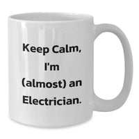 Load image into Gallery viewer, Birthday Gift for Her Electrician Keepsake White Coffee Mug Present - Additional