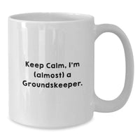Load image into Gallery viewer, Funny groundskeeper Enthusiast White Coffee Mug Gifts from Friends, Family or Coworkers for groundskeeper Graduation Unique Gifts - Additional