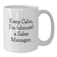 Load image into Gallery viewer, Sales Manager Keepsake Mug for Him Birthday Gift White 11oz/15oz - Additional