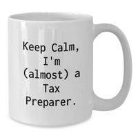 Load image into Gallery viewer, Tax Preparer Keepsake Ceramic White Coffee Mug for Him Birthday Gift - Additional