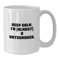 Load image into Gallery viewer, Watchmaker Keepsake White Ceramic Coffee Mug for Him Birthday Gift 11oz - Additional
