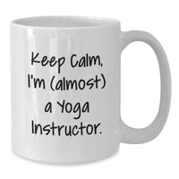 Load image into Gallery viewer, Yoga Instructor Keepsake White Coffee Mug for Him Graduation Gift - Additional