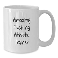 Load image into Gallery viewer, Funny Quirky Gifts from Friends to Amazing Athletic Trainers Graduation Unique White Coffee Mugs - Additional