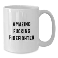 Load image into Gallery viewer, Firefighter Keepsake White Coffee Mug for Him Graduation Gift - Additional