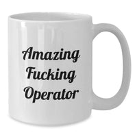 Load image into Gallery viewer, Operator Keepsake White Coffee Mug for Him Premium Birthday Gift - Additional