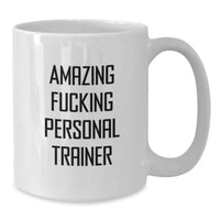 Load image into Gallery viewer, Personal Trainer White Coffee Mug Keepsake Birthday Gift for Him - Additional